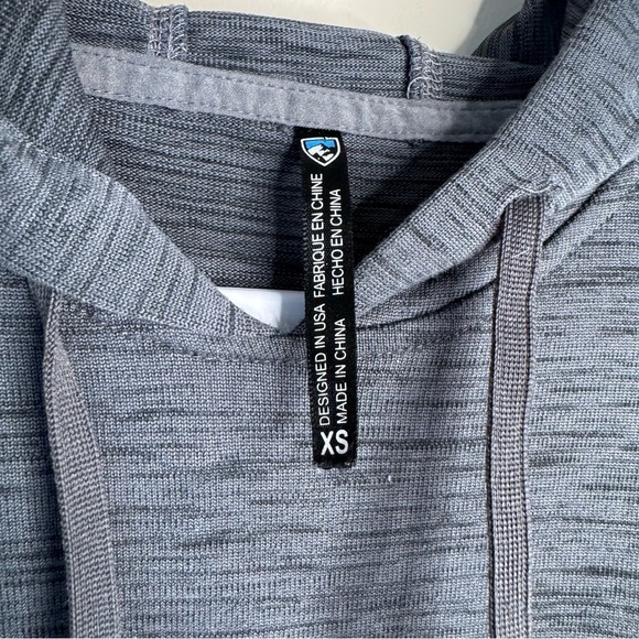 Kuhl Womens XS Vara Hoody Hoodie Lightweight Pullover Gray 4241 Polyester EUC - Picture 7 of 8